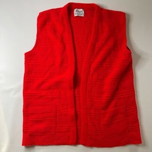 Milrank Vintage Sweater Vest 60s/70s Cárdigan Vest